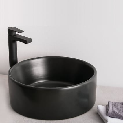 Νιπτήρας Style black matt Φ40.5 cm 